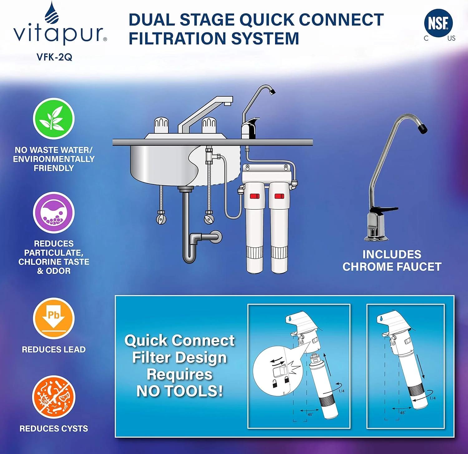 Vitapur Dual Stage System Water Filtration
