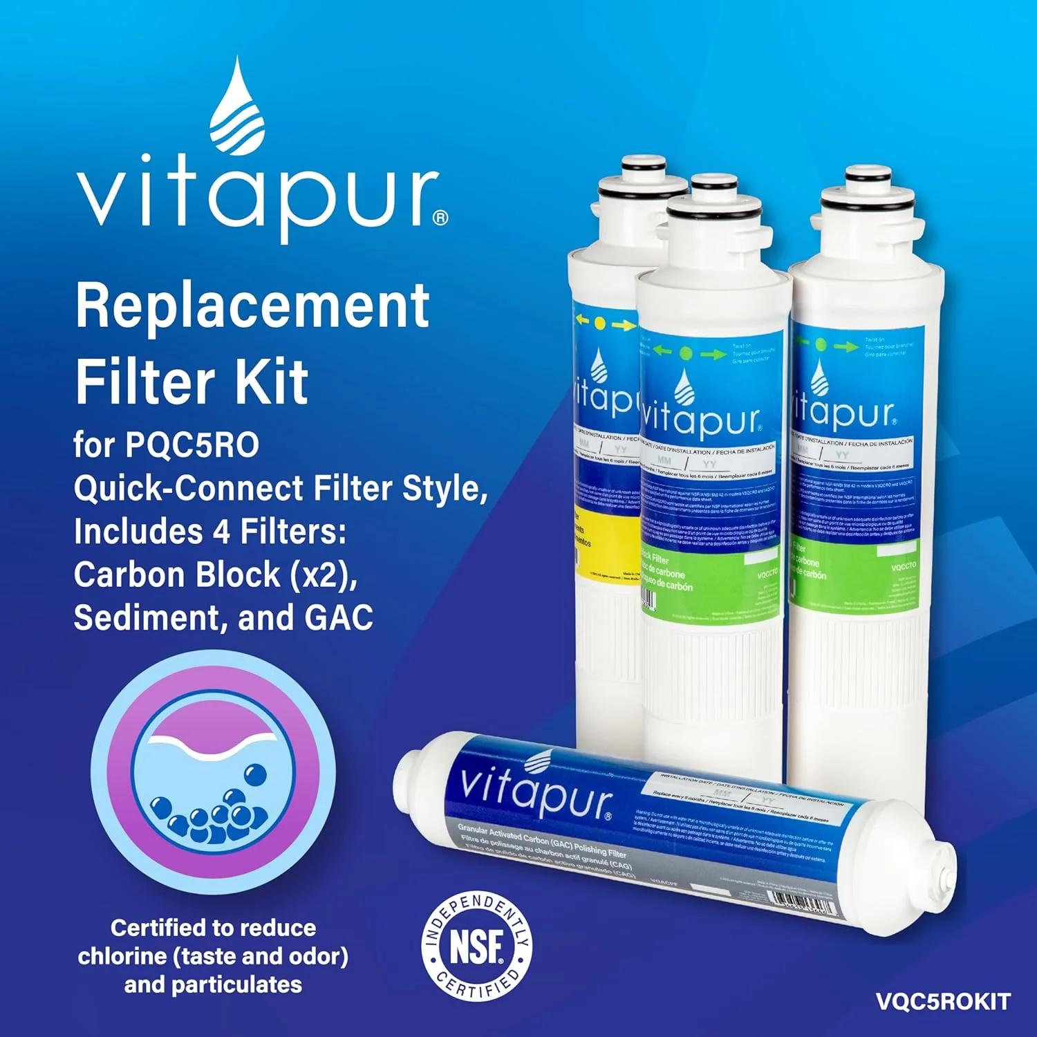 Vitapur Filter Replacement Kit for PQC5RO