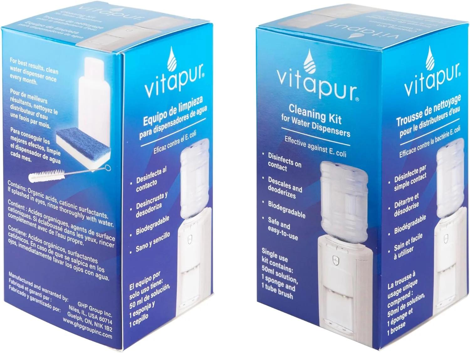 Vitapur Water Dispenser Cleaning Kit-4pk thumbnail 4