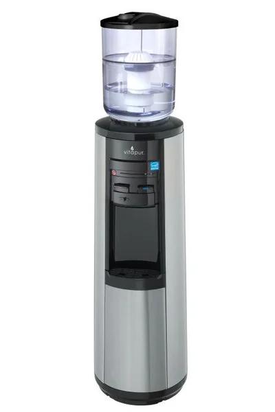 Vitapur Stainless Steel Top Load Hot, Room & Cold Water Dispenser